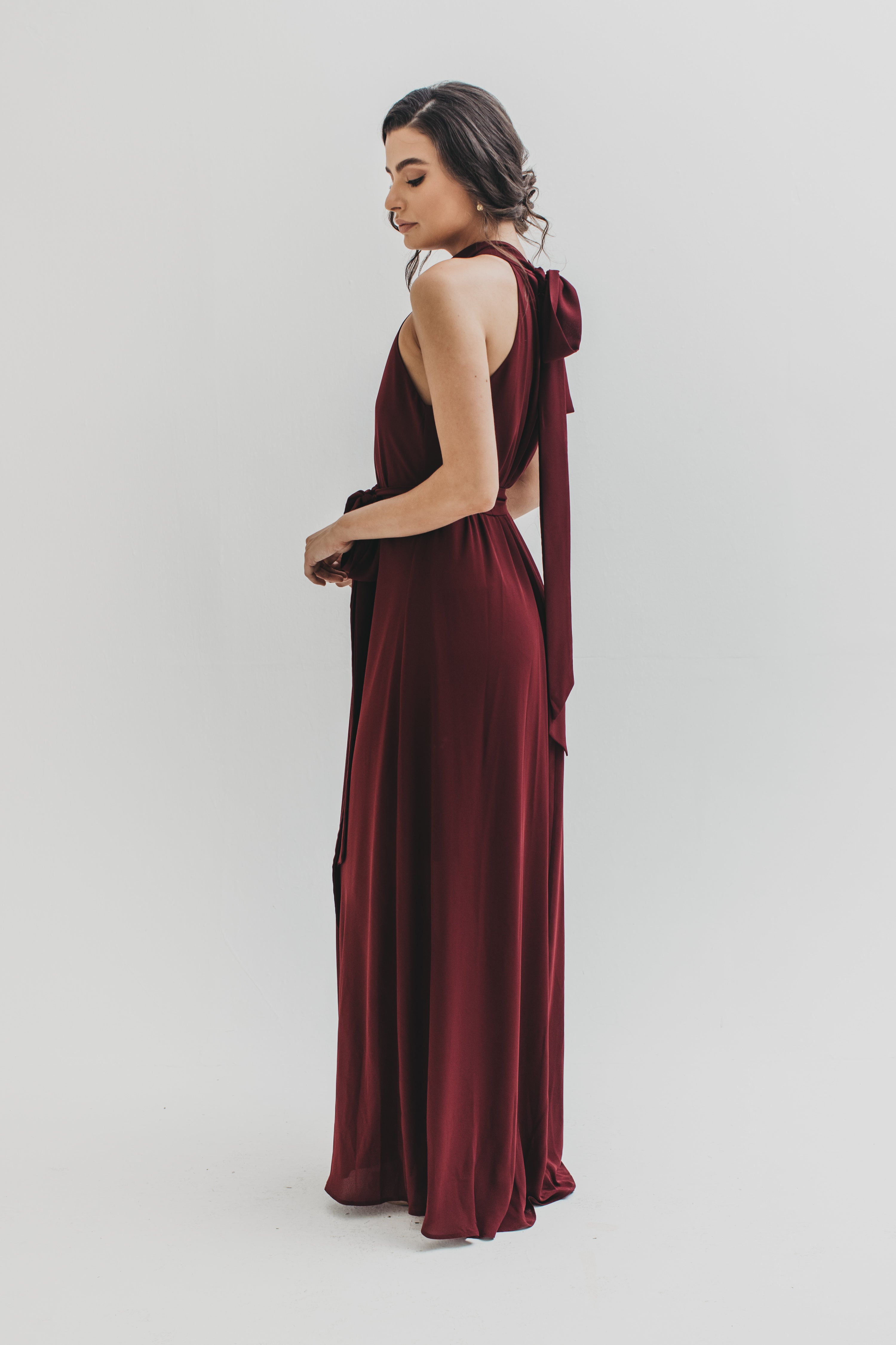 Fae Halter Neck Dress Chanelle Wright