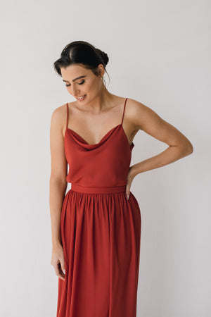 Anna Cowl Neck Cami