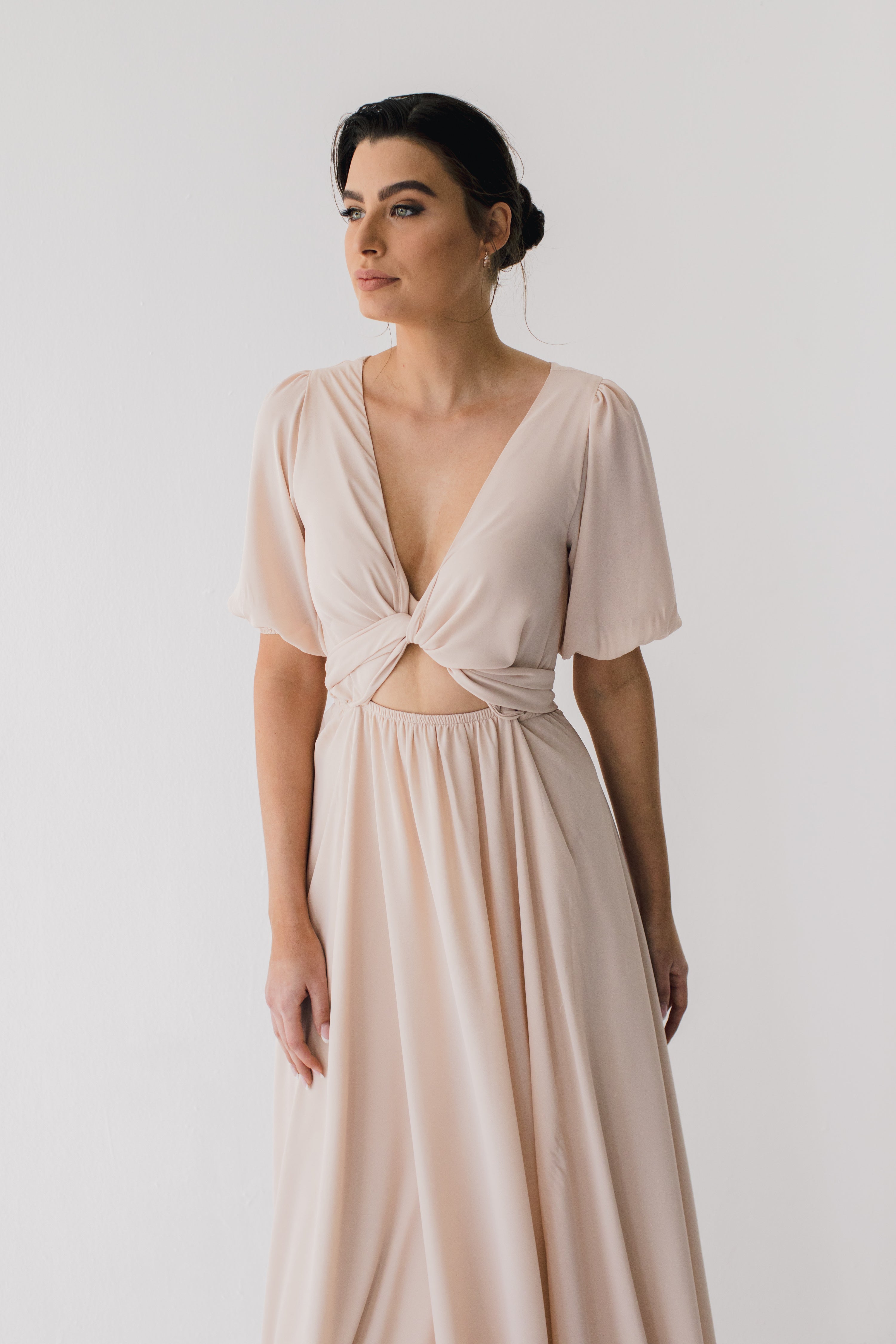 Maxine Tie Front Dress