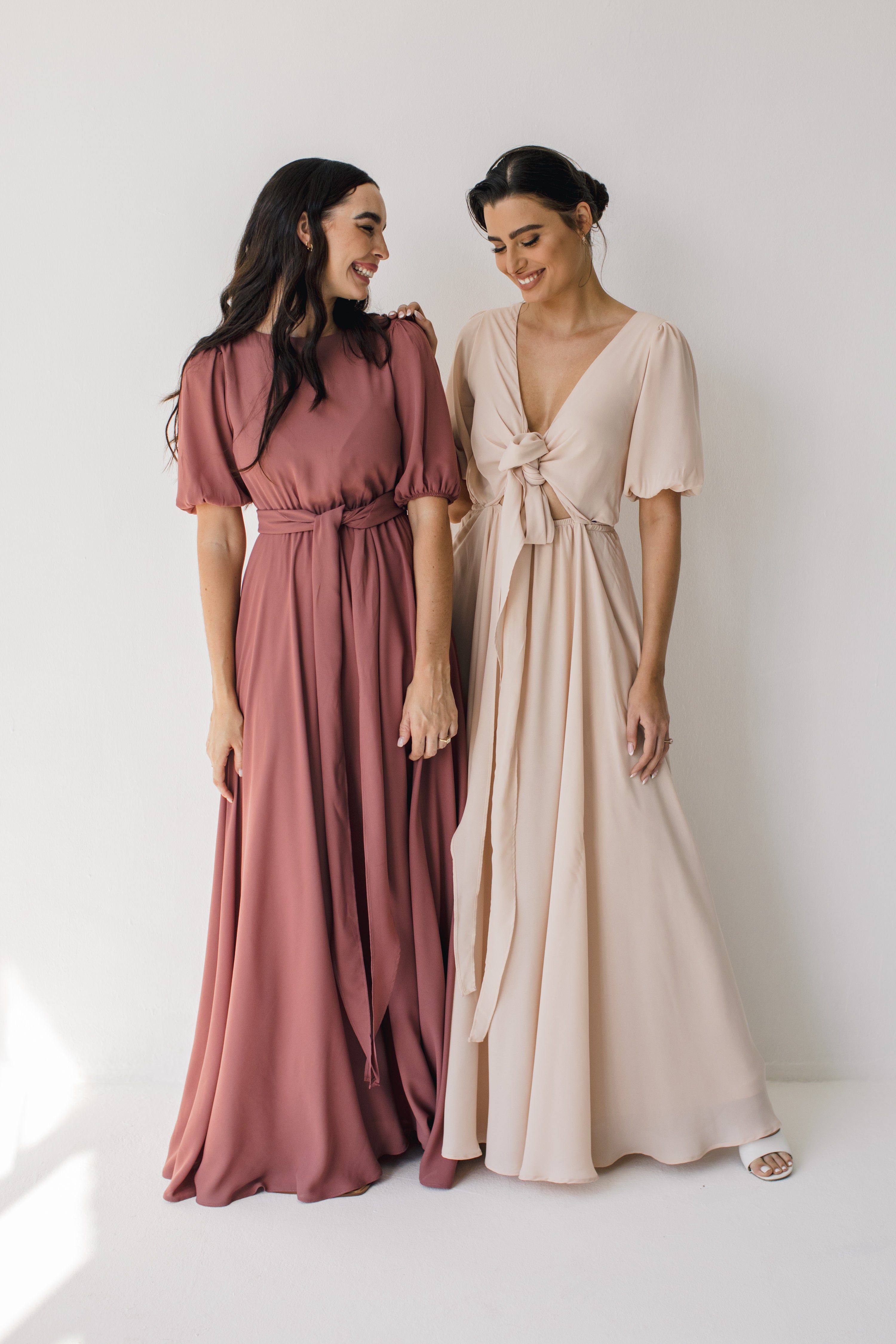 Maxine Tie Front Dress